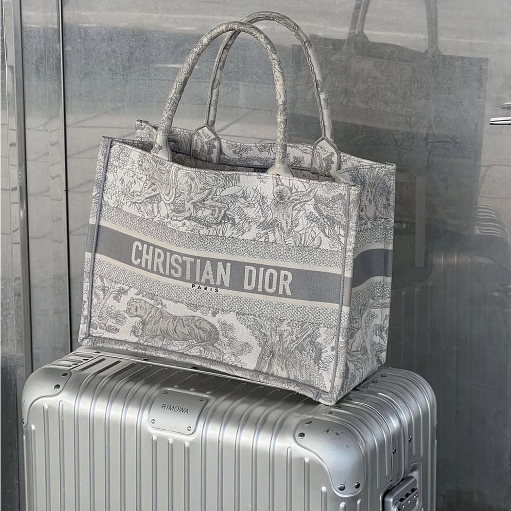 Authentic Christian Dior Medium Book Tote